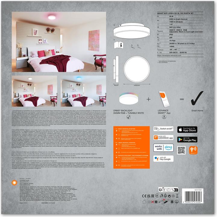 Produktbild Ledvance Smart+ Orbis Ceiling (2400 lm)