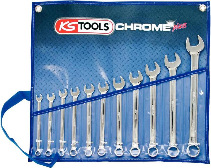 Image du produit KS Tools GEARplus Jeu de clés mixtes à cliquet (8 mm, 9 mm, 10 mm, 11 mm, 12 mm, 14 mm, 22 mm, 15 mm, 17 mm, 19 mm)