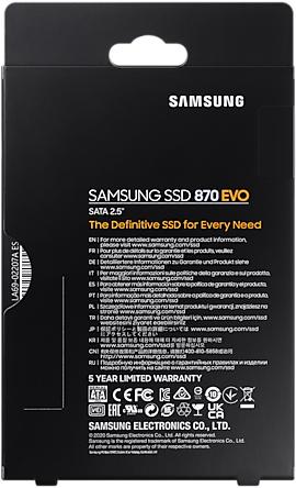 Immagine prodotto Samsung 870 EVO (500 GB, 2.5")