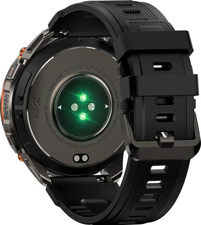 Actual product image Kospet Smartwatch Tank T3 Ultra 2 Schwarz
