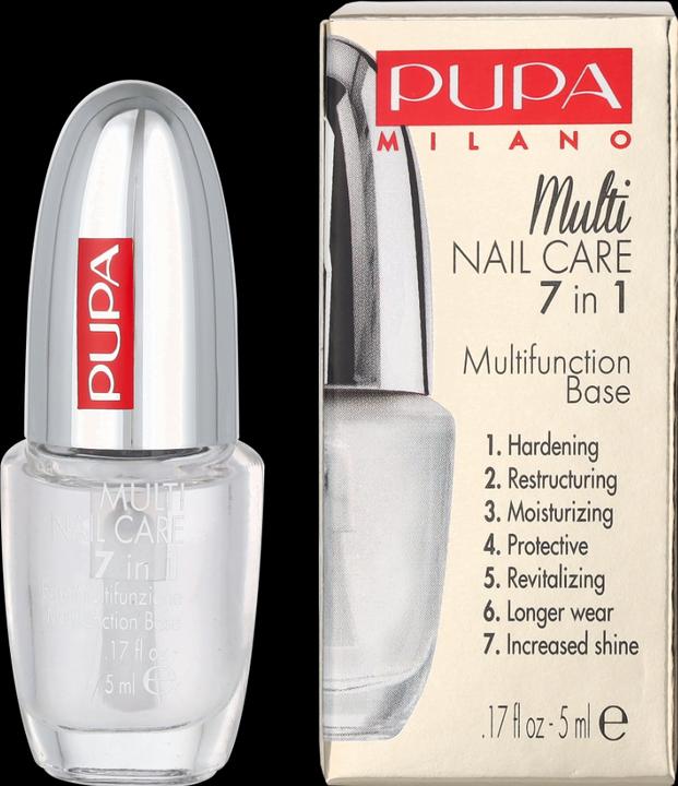 Produktbild Pupa Milano PUPA Multi Nail Care 7 in 1 Nail Treatment 5ml (001, Farblack)