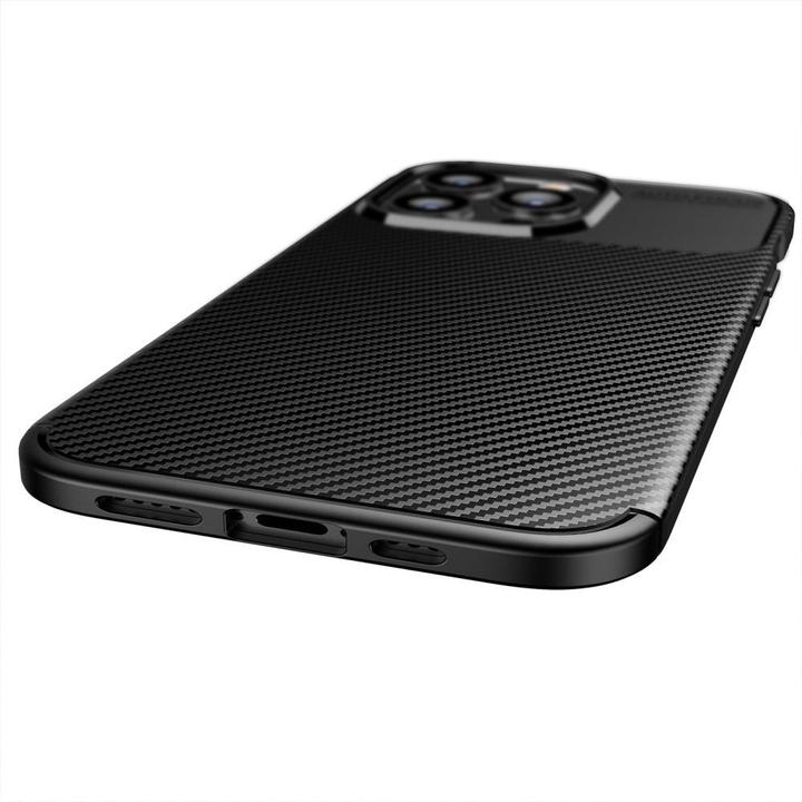 Produktbild OEM Back panel cover Case CARBON PREMIUM for IPHONE 11 Pro black (Apple iPhone 11 Pro)