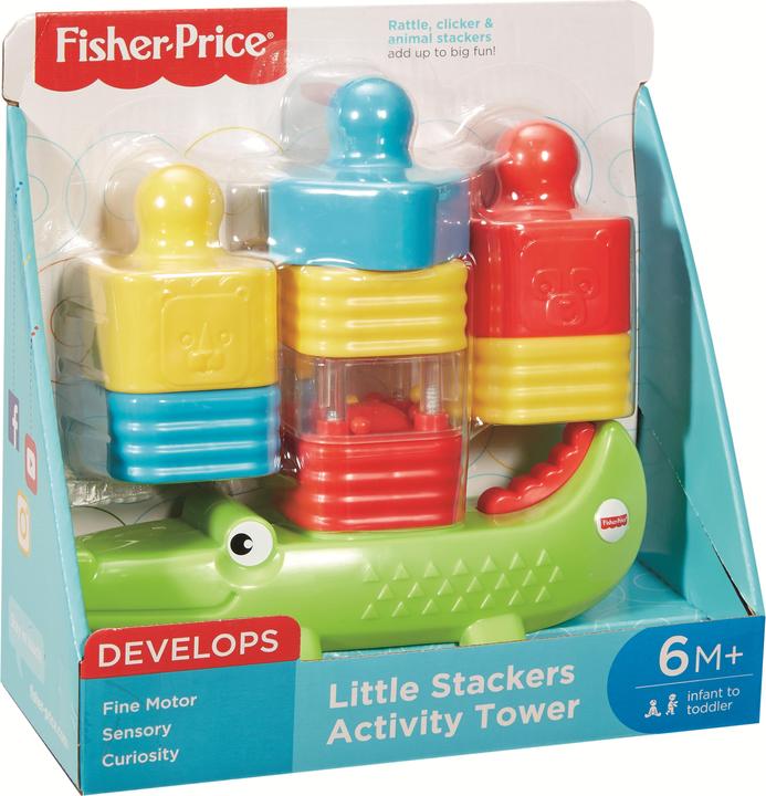 Actual product image Fisher-Price Stacking fun crocodile tower