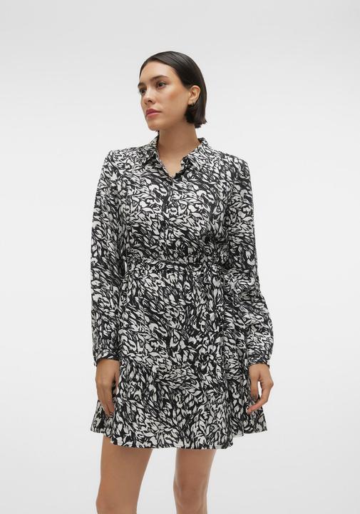 Immagine prodotto Vero Moda Vestibilità regolare Collo a camicia Polsini non regolabili Maniche larghe Abito corto Abito da sera (XS)