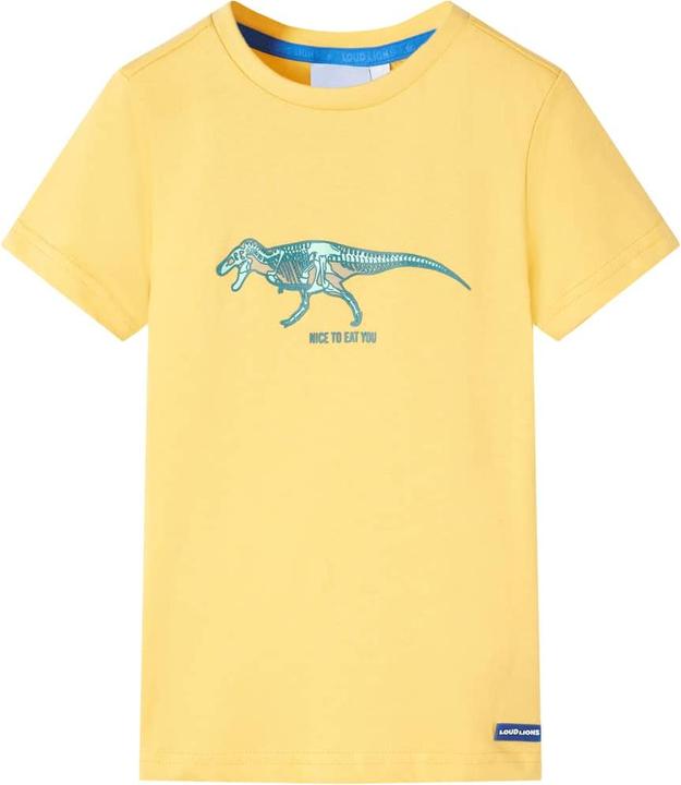 VidaXL Kinder-T-Shirt Helles Ocker 92,Material: 100 (92)