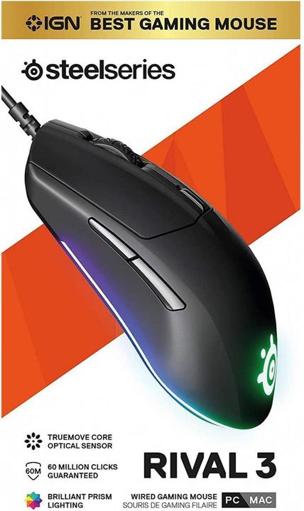 Actual product image SteelSeries Rival 3 (Cable)