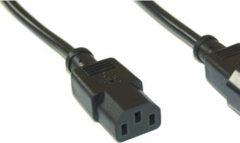 Actual product image InLine Cold power extension black 7m (7 m, IEC 320)