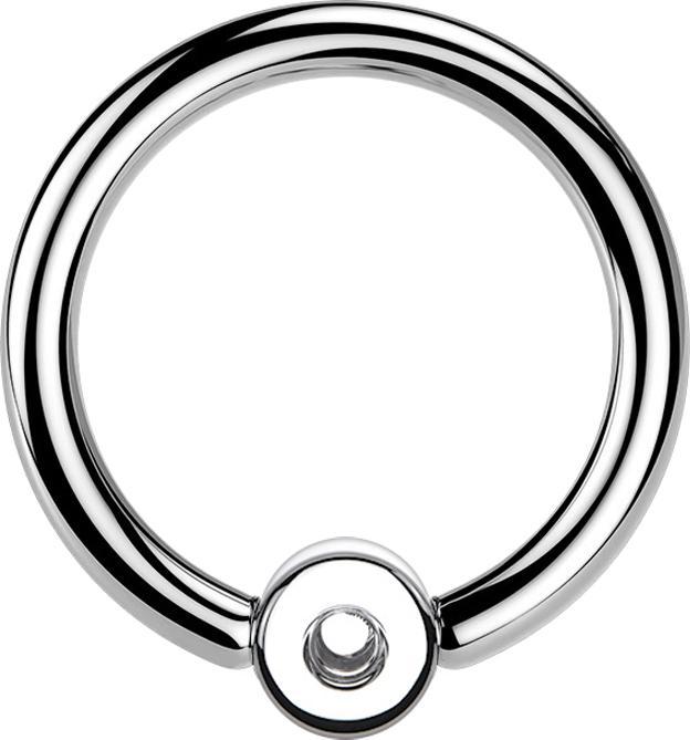 Immagine prodotto Star Piercing Anello di chiusura a sfera in argento con filettatura da 0,8 mm (Titanio G23, senza ottone)