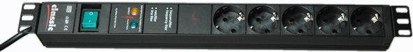 Actual product image Bachmann Extension cord (rack (5 x, CEE 7/3, 2 m)