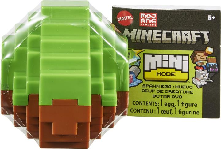 Actual product image Mattel Minecraft Mini Mode Spawn Egg Μίνι Αυγά Με Φιγούρα για 6+ ετών HXT67