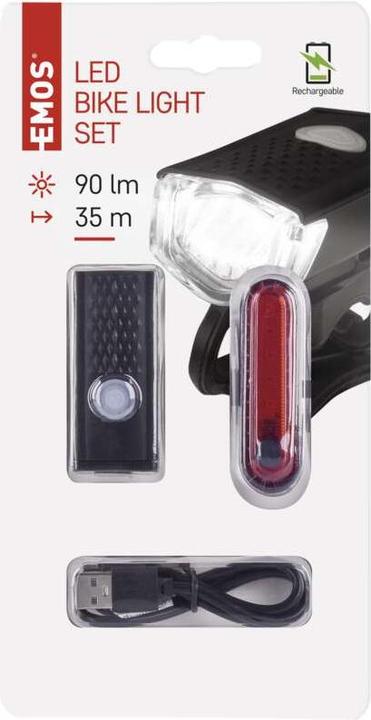 Actual product image Emos Bicycle lights (90 lm, 20 lm)