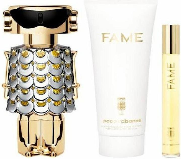 Produktbild Paco Rabanne PR FAME SET (EP 80 vp + BODY LOTION 100 ml + EP 4 ml) (Eau de Parfum, 184 ml)
