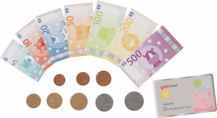 Goki Spielgeld Tierische Taler mit Kreditkarte