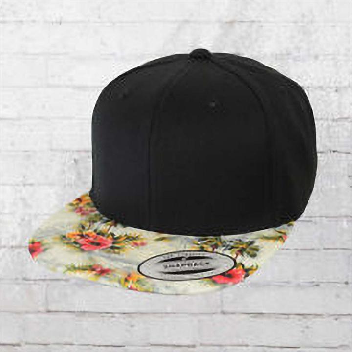 Actual product image Yupoong Baseball cap with fashionable print (One size)