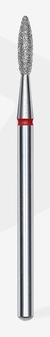 PRO STALEKS Diamond Bit Flame Red Ring Attachment for Nail Cutters Bits for Apparative Manicures and