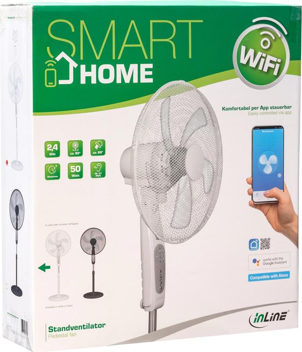 Produktbild InLine SmartHome Stand-Ventilator (57 dB)