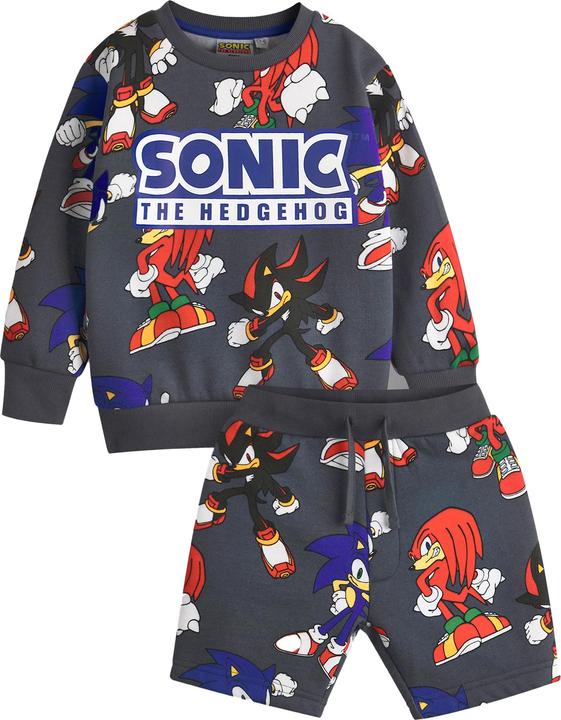 Sonic The Hedgehog Sweatshirt und Shorts Set Jungen