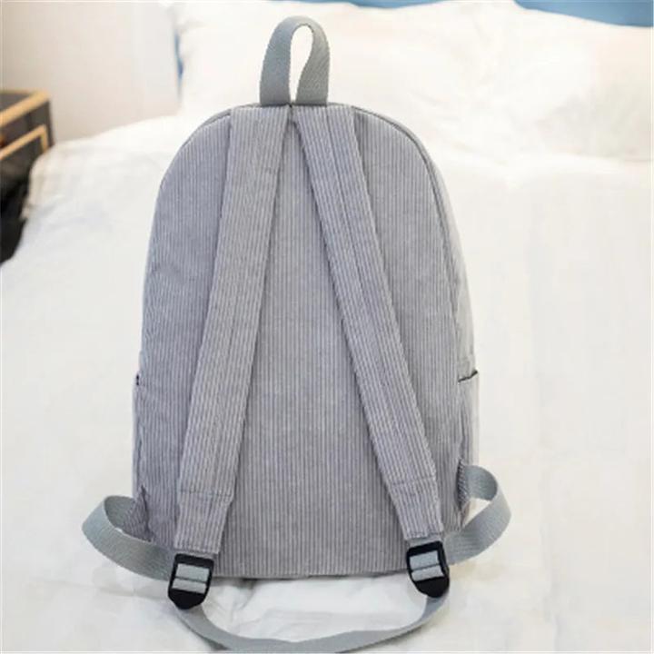 Actual product image Only-Bags.Store Personalisierte Cord Schulranzen Rucksack