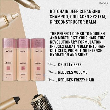Produktbild Inoar Professional - G-Hair Keratin Smoothing System - Multiple Sizes (1000 ml)