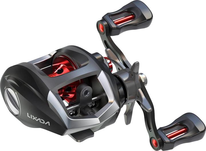 Produktbild Lixada Baitcaster Rolle, Schwarz, Rechts