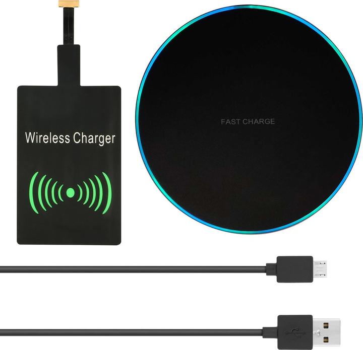 Produktbild Avizar QI-Ladegerät + Micro-USB QI-Ladeempfänger (5 W)
