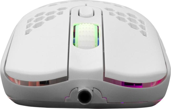 Actual product image White Shark Extremely light gaming mouse Galahad White, 72g (Cable)