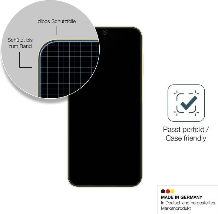 Actual product image Dipos Screen Protector Anti-Shock (2 Piece, Samsung Galaxy A25 5G)