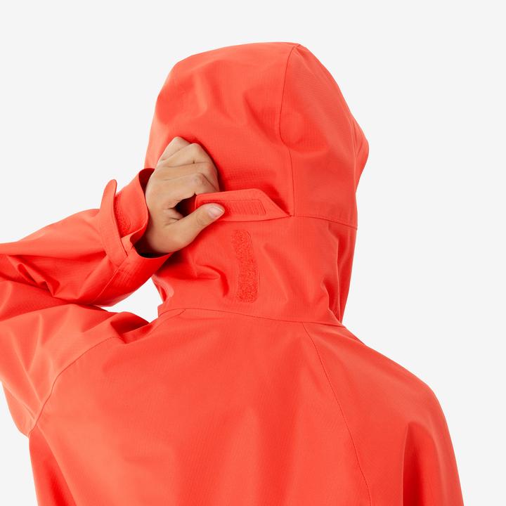 Actual product image Quechua Wanderjacke MH900 Kinder Gr. 122–170 wasserdicht Wandern orange