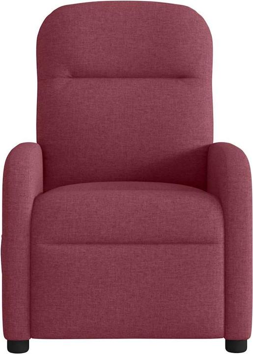 Actual product image VidaXL Massage chair electric wine red fabric