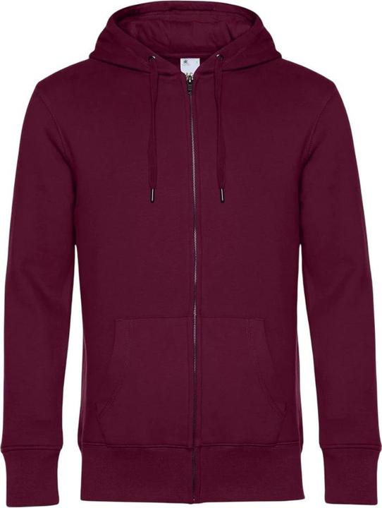 B&C King Kapuzenpullover Mit Reissverschluss