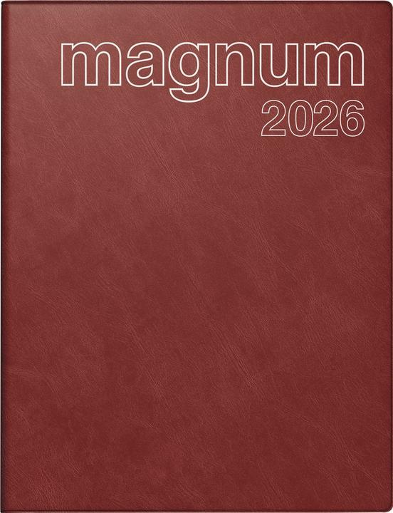 Rido Buchkalender Magnum weinrot (Deutsch)