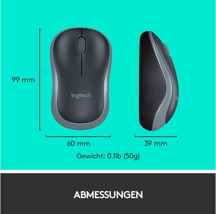 Produktbild Logitech Mk270 (Eng. Int., Kabellos)
