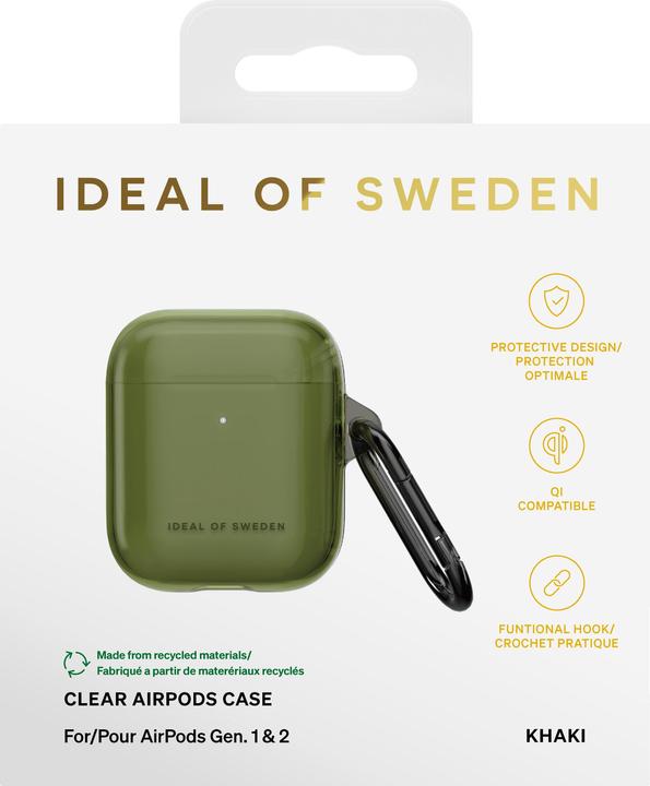 Actual product image iDeal Of Sweden Designer Hard-Cover Khaki clear (Headphone bag)