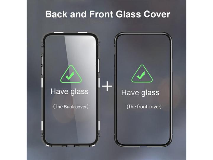 Produktbild G-Case Xiaomi Mi 9 Lite Aluminium Magnetic Glass Case Hülle (Xiaomi Mi 9 Lite)