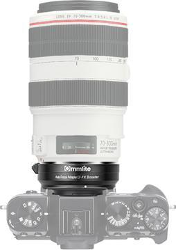 Actual product image Commlite CM-EF-FX Booster Canon EF/EF-S to Fujifilm FX (Teleconverter, Canon EF)