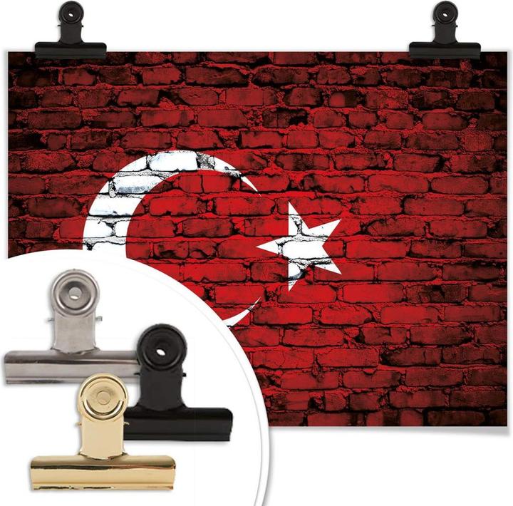 Produktbild Trenddeko Türkische Flagge (60 x 50 cm)