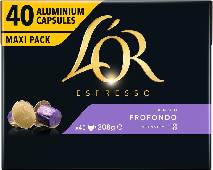 Image du produit L’OR Espresso Lungo Profondo 8 (40 x Port.)
