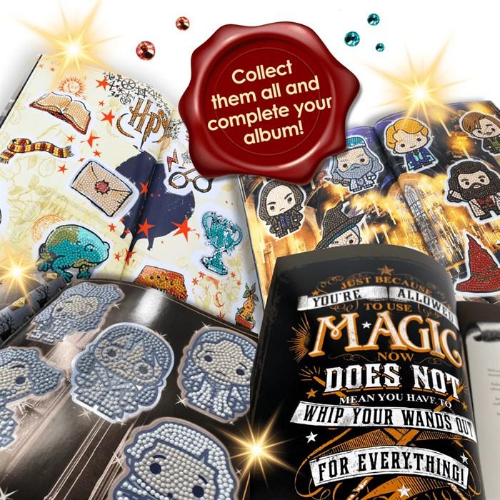 Actual product image Craft Buddy Harry Potter Crystal Art Sticker Pack