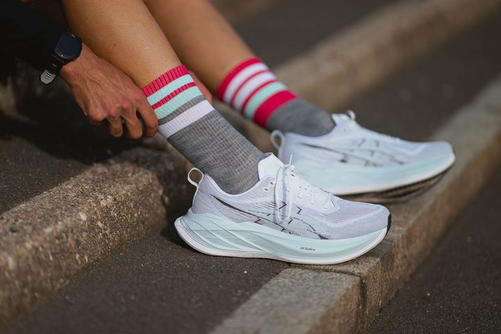 Actual product image Incylence Merino Strive Socken Light Grey Sky Blue (35 - 38)