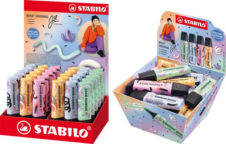 Produktbild STABILO Boss Original (Minze, fuchsie, Orange, Blau, 5 mm, 4 x)