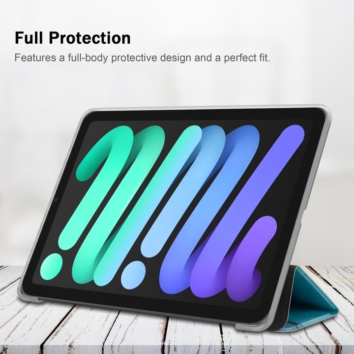 Produktbild Cadorabo Tablet Book Hülle Bunter Marmor (iPad mini 6)