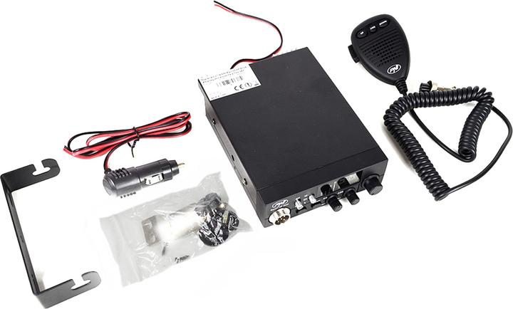 Actual product image PNI Escort HP 8024 CB radio with adjustable ASQ and 12V-24V power supply