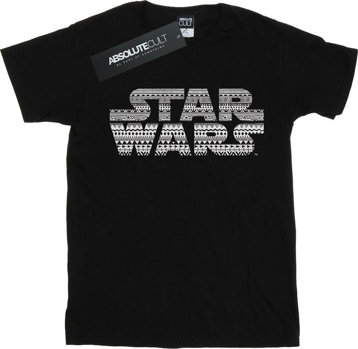 Star Wars Aztec Logo Mono TShirt (S)