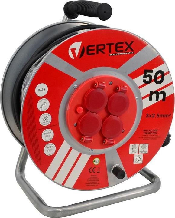 Produktbild Vertex Verlängerungstrommel (25 m, 2.50 mm²)