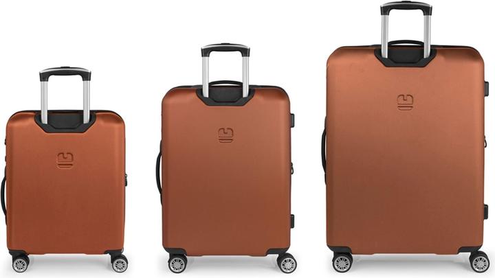 Actual product image Gabol Escape 4-wheel suitcase set 3-piece with stretch fold (220 l, XL (from 140l))