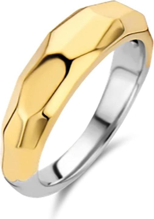 Immagine prodotto Ti Sento Milano Anello geometrico placcato oro 12201SY (56, 925 Argento)