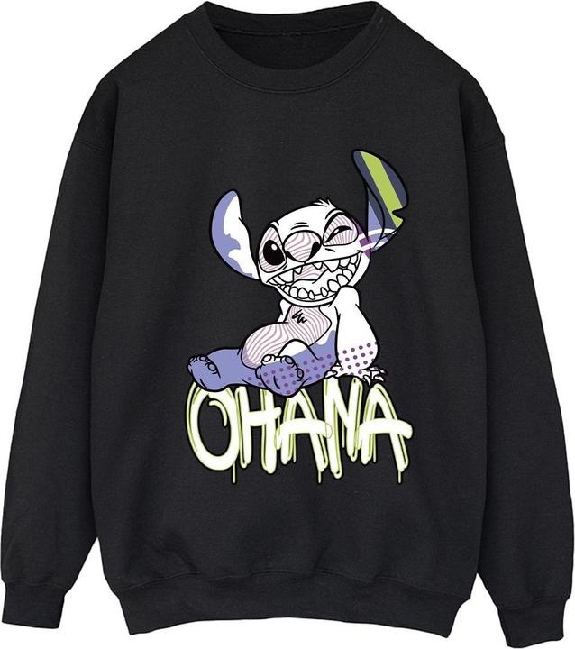 Disney Lilo And Stitch Ohana Graffiti Sweatshirt (S)