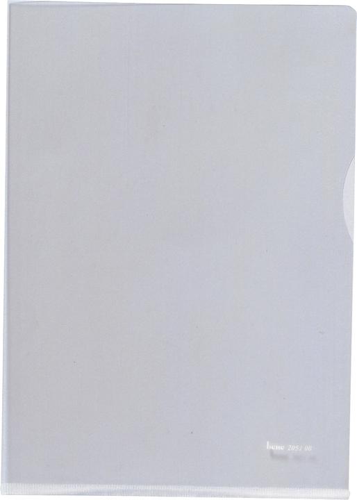 Bene Pochette transparente DIN A5 PP (polypropylène) 160 mm x 10 mm Transparent (A5, 50 x)