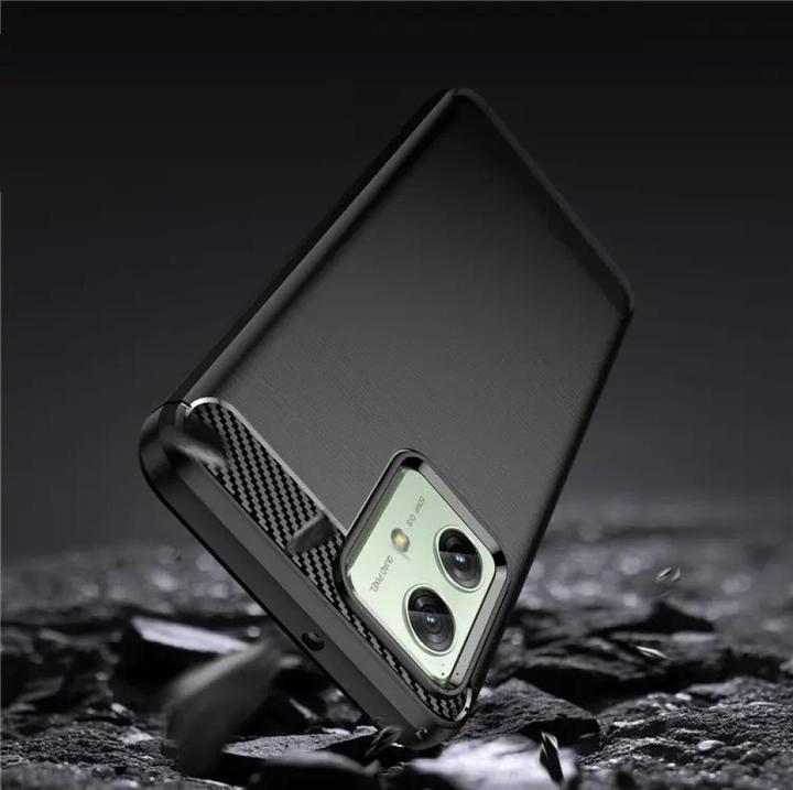 Actual product image Screenguard Motorola Moto G54 5G Case Carbon Brushed Soft TPU (Motorola Moto G54)