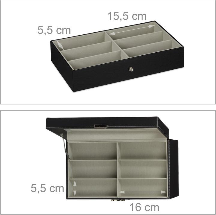 Actual product image Relaxdays Glasses Box, 18 Spectacles